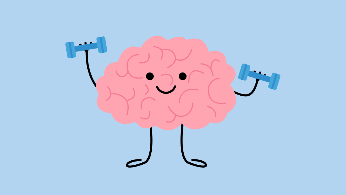 brain lifting weights